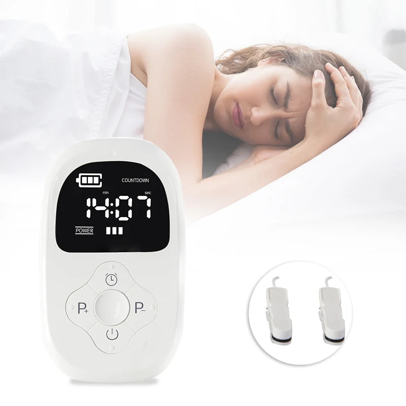 Sleep Aid CES cranial electrotherapy stimulation technology Alpha Stim insomnia Sleeping device No Sleep Anxiety Depression