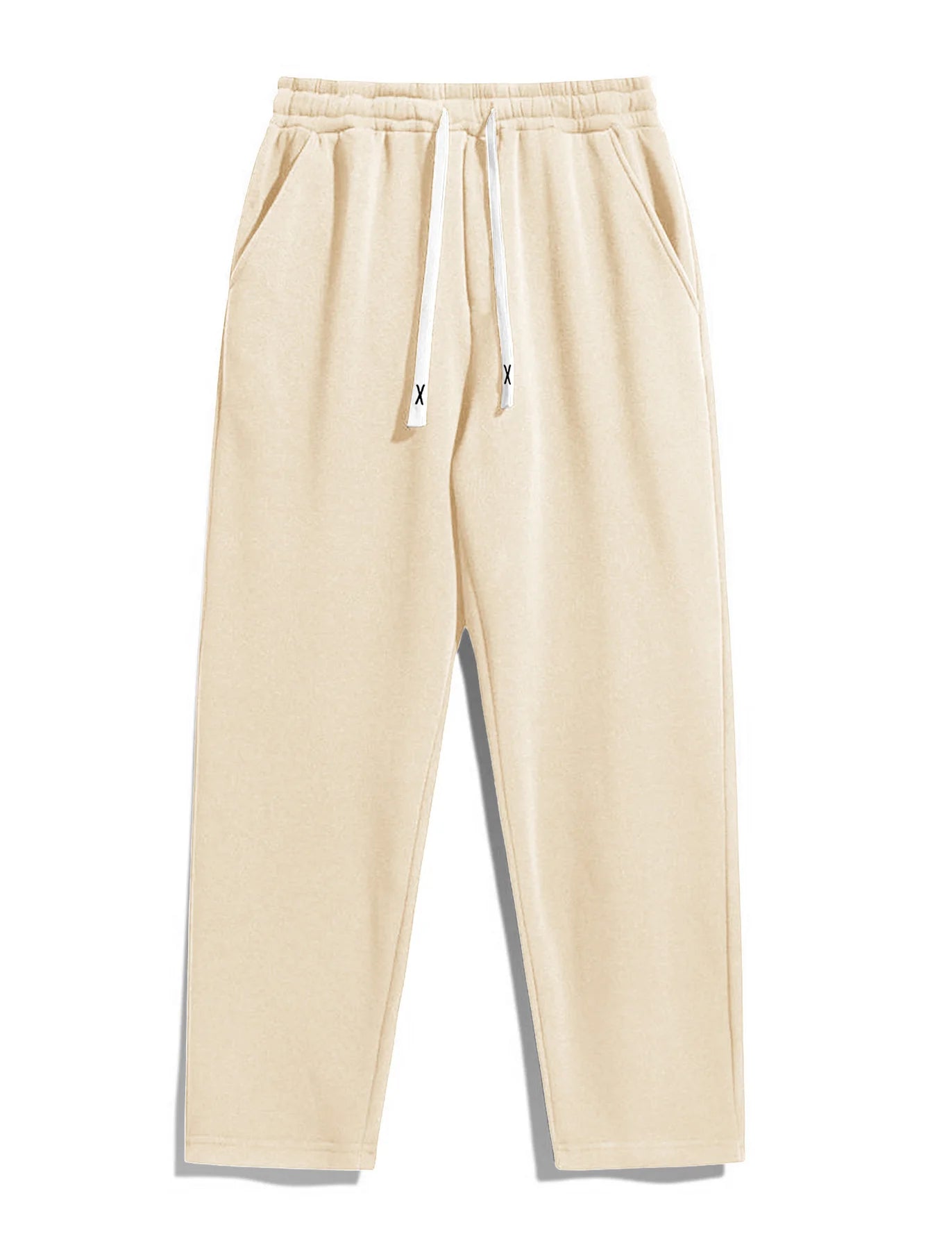 Men's 5-piece straight-leg casual sports pants, comfortable fabric, suitable for outdoor sports, shopping, and travel