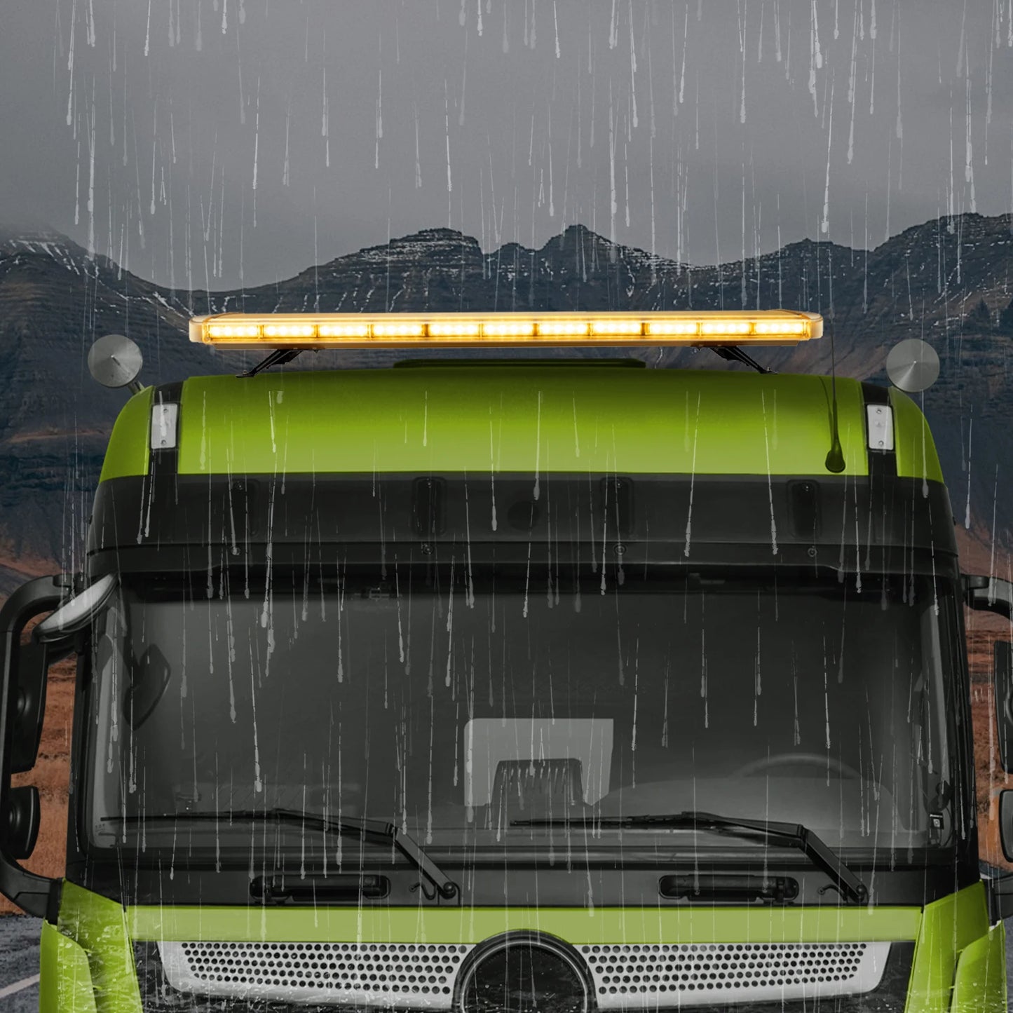 96 LED 360-Degree IP65 Waterproof Strobe Light Bar With Remote