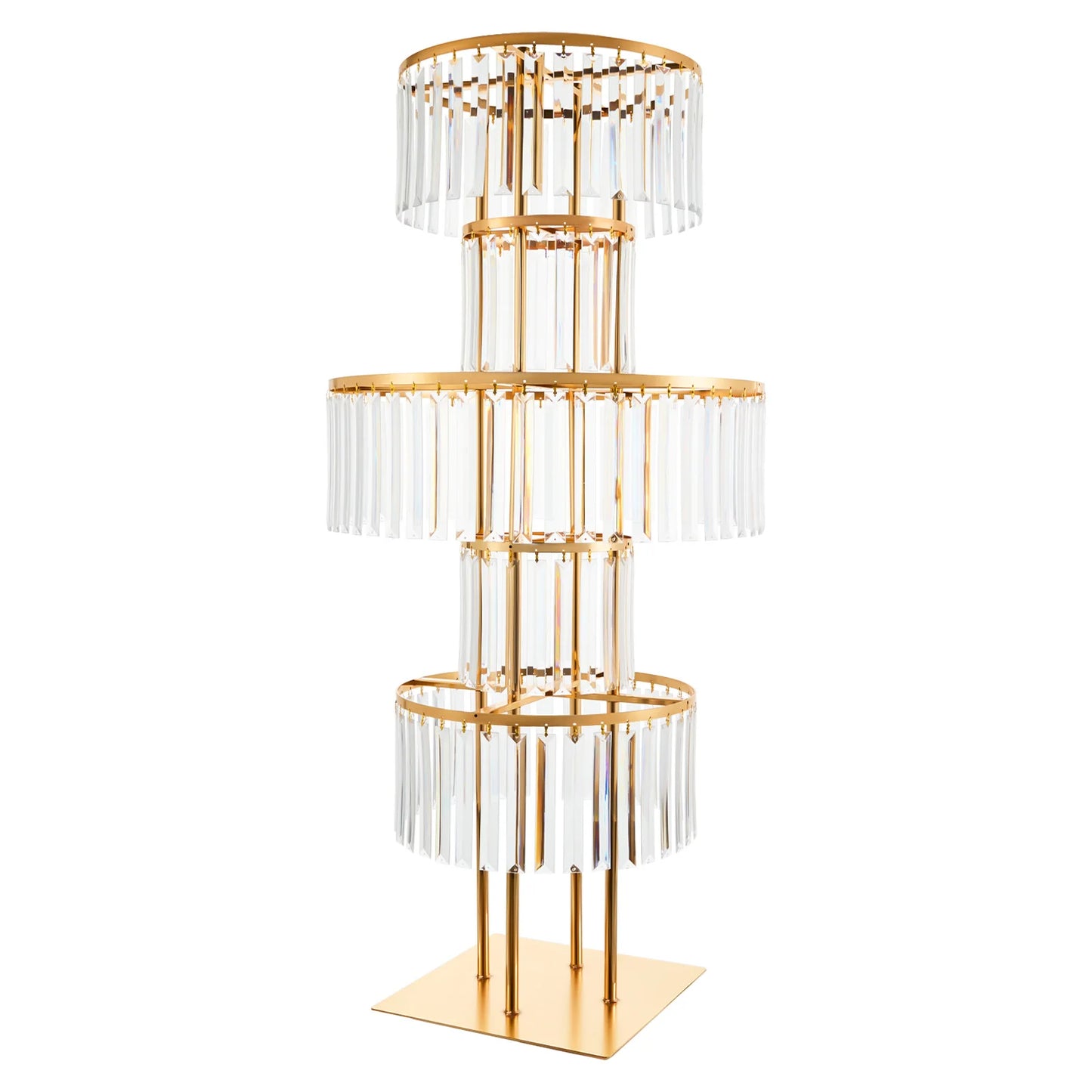 Five-Tier Wedding Centerpiece Stand Acrylic Flower Vase