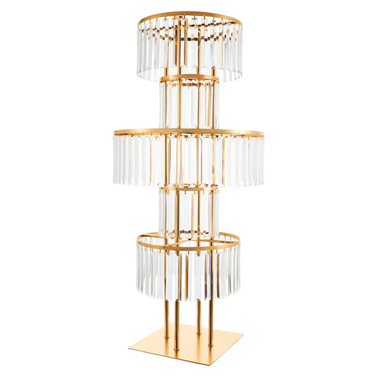 Five-Tier Wedding Centerpiece Stand Acrylic Flower Vase