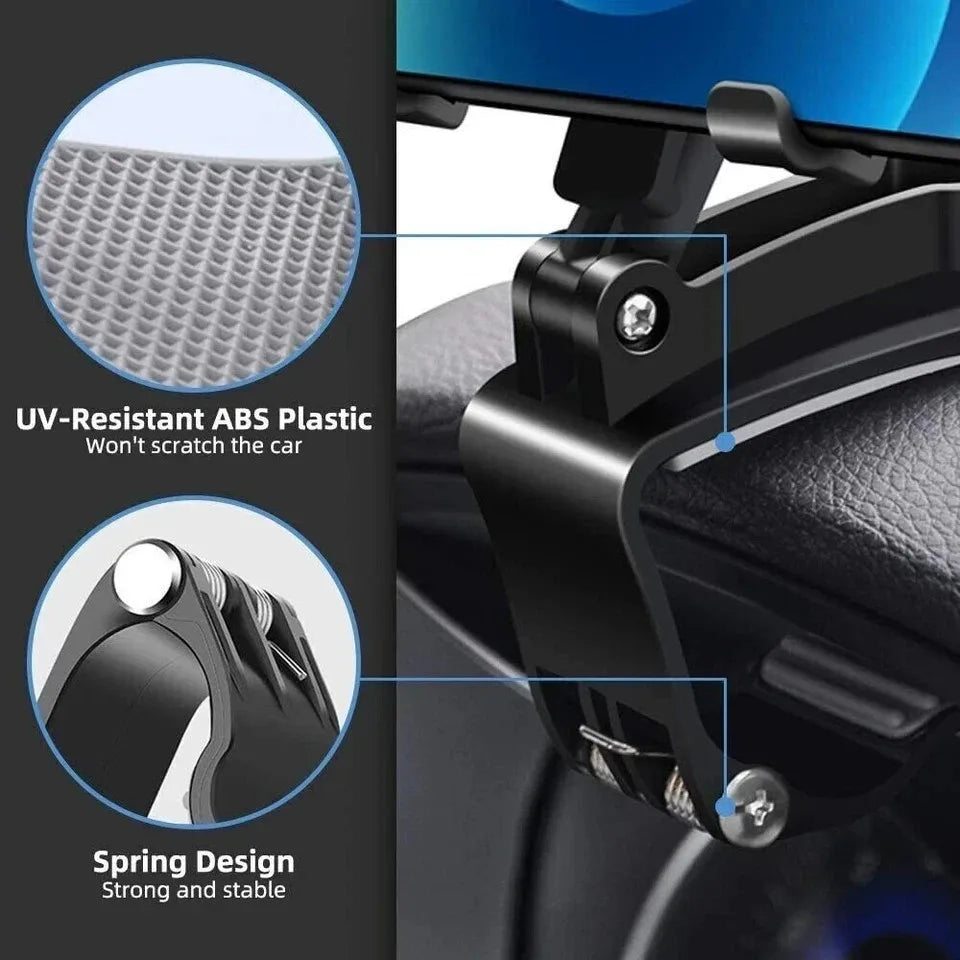 Car Dashboard Dash Mount Mobile Phone Holder GPS Stand Bracket Clip on Sun Visor