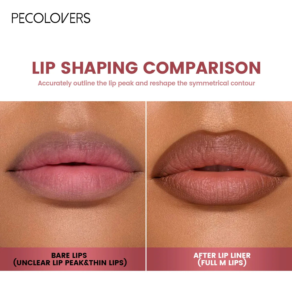 12PCS/SET Matte Lip Liner Set, Creamy Long-Wear Lip Pencil, 12 Rich Buildable Colors, Smooth Application, Ideal for Lipstick Base and Contouring, Travel-Friendly Lip Makeup Essentials