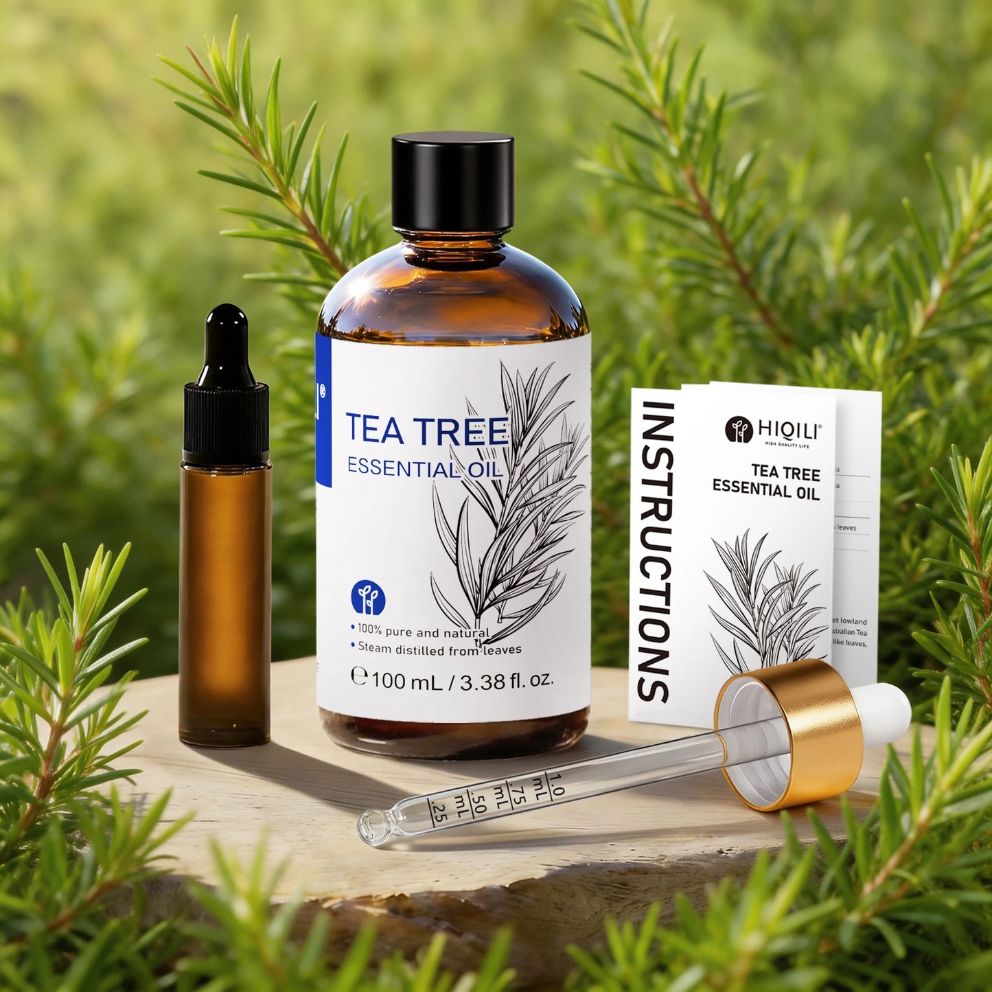 HIQILI Pure Essential Oils Set Neroli Vanilla Peppermint Rosemary