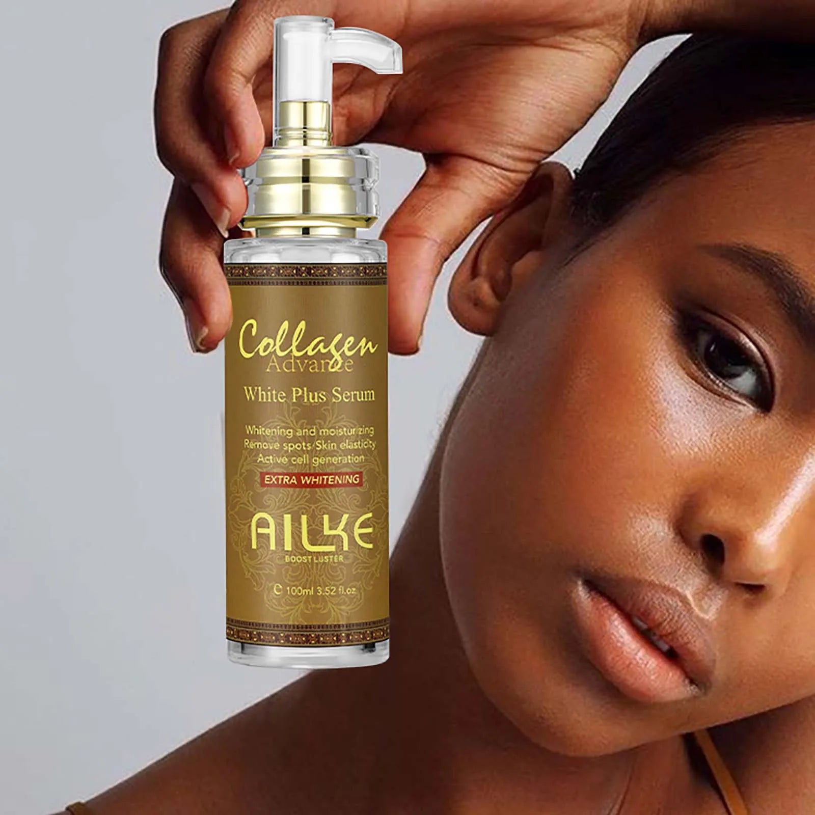 AILKE Skin Whitening Face Serum, Reduce Spots, Moisturizing, Even Skin Tone, With Organic Collagen, Skin Lightening Body Serum - Louie's Joint 