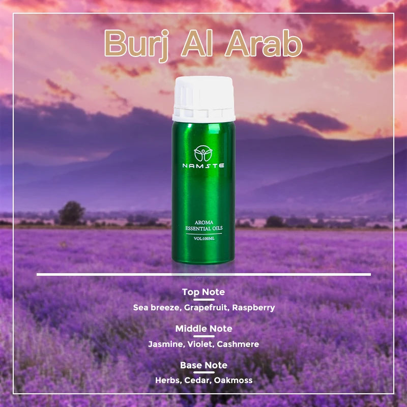 Aroma Diffuser Perfume Fragrance Oil Pure Scented Air Freshener for Scent Diffusers Namste 100ML Essential Oil Diffuser Natural