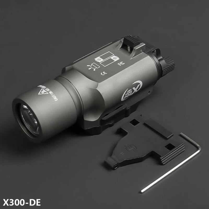 Pistol LED Light for Rail Mount 500 Lumen Flashlight
