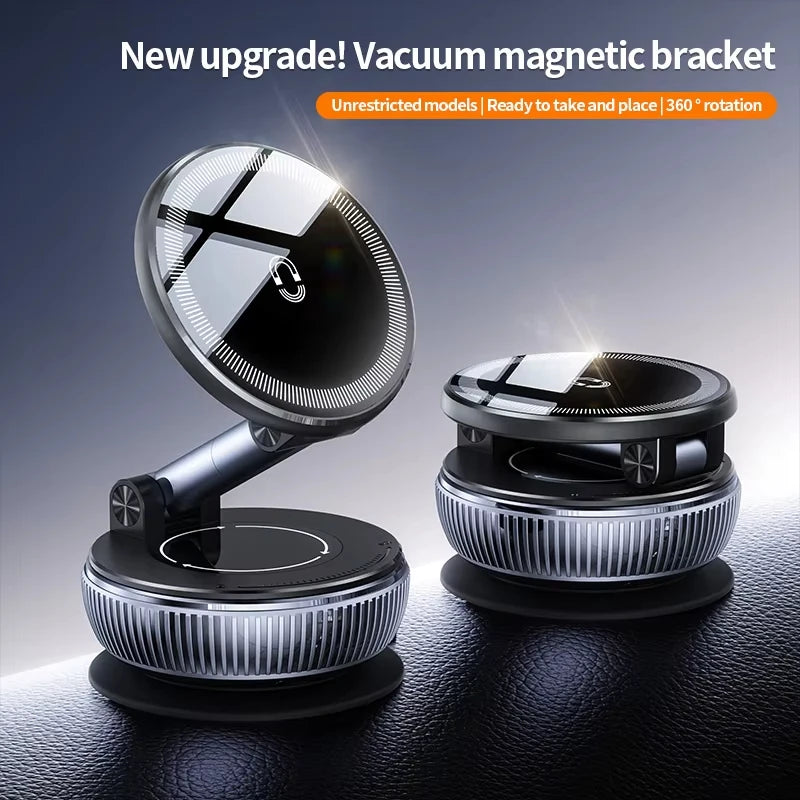 Vacuum Magnetic Phone Holder Stand With MagSafe Suction Mount