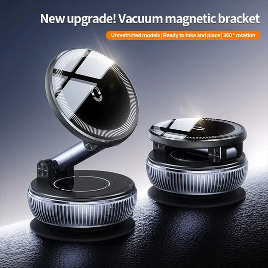 Vacuum Magnetic Phone Holder Stand With MagSafe Suction Mount