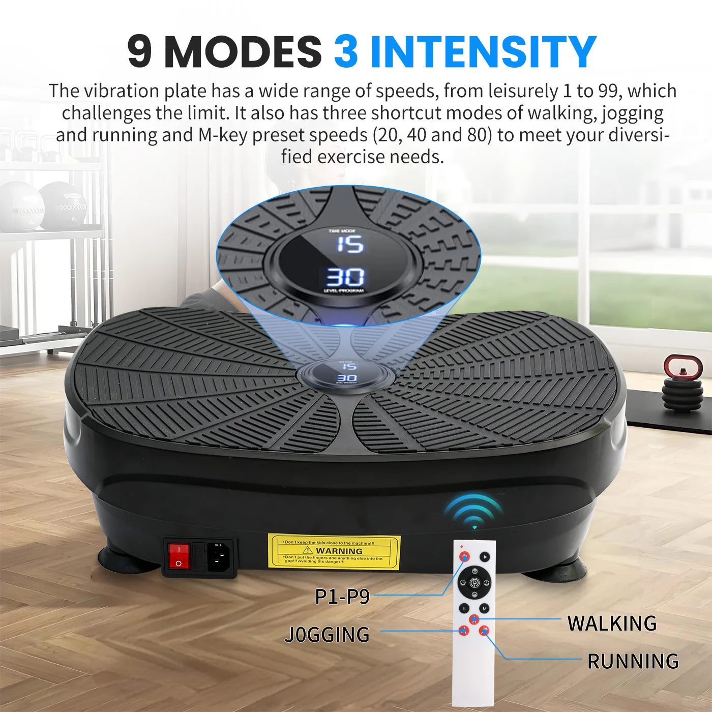 Vibration Plate Exercise Machine For Whole Body Workout At Home