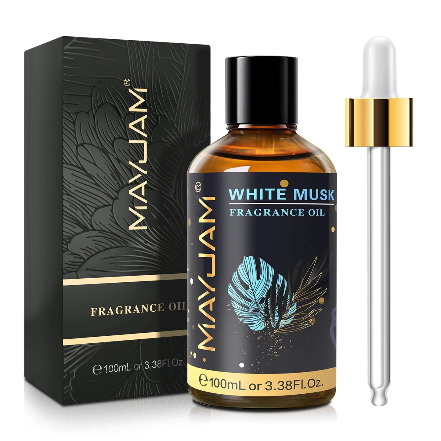 MAYJAM White Musk Baby Powder Almond Vanilla Scent Diffuser Oil