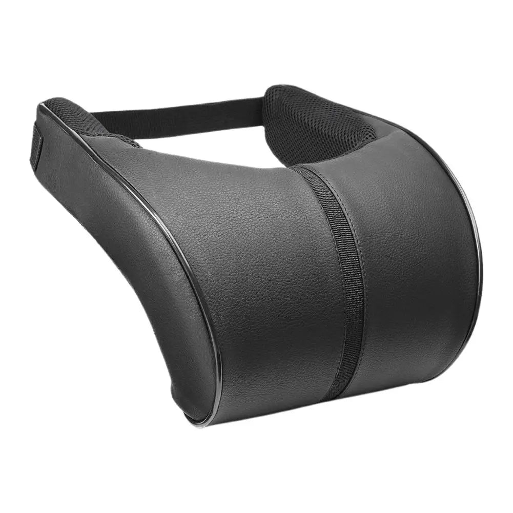 Adjustable Breathable Car Headrest Memory Cotton Car Cushion Leather Neck Pillow Car Waist Pad Automotive Decorative Products - Louie's Joint 