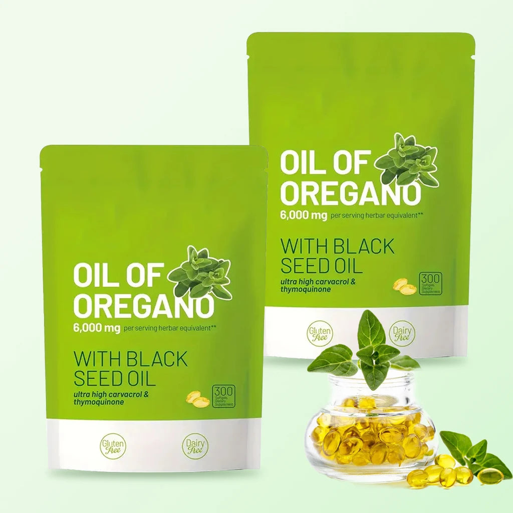 Quit Mood Oregano Oil With Black Seed Oil Capsules