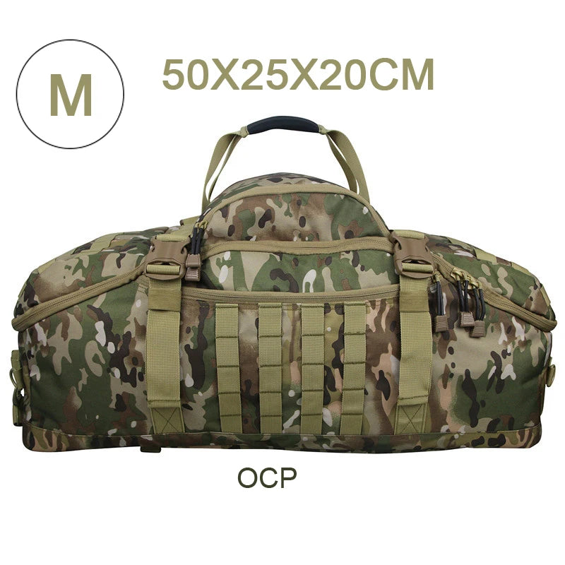 LQARMY 30L 45L 80L Outdoor Mountaineering Bag Molle Tactical Backpack Large Duffel Bag Hiking Camping Travel Bags