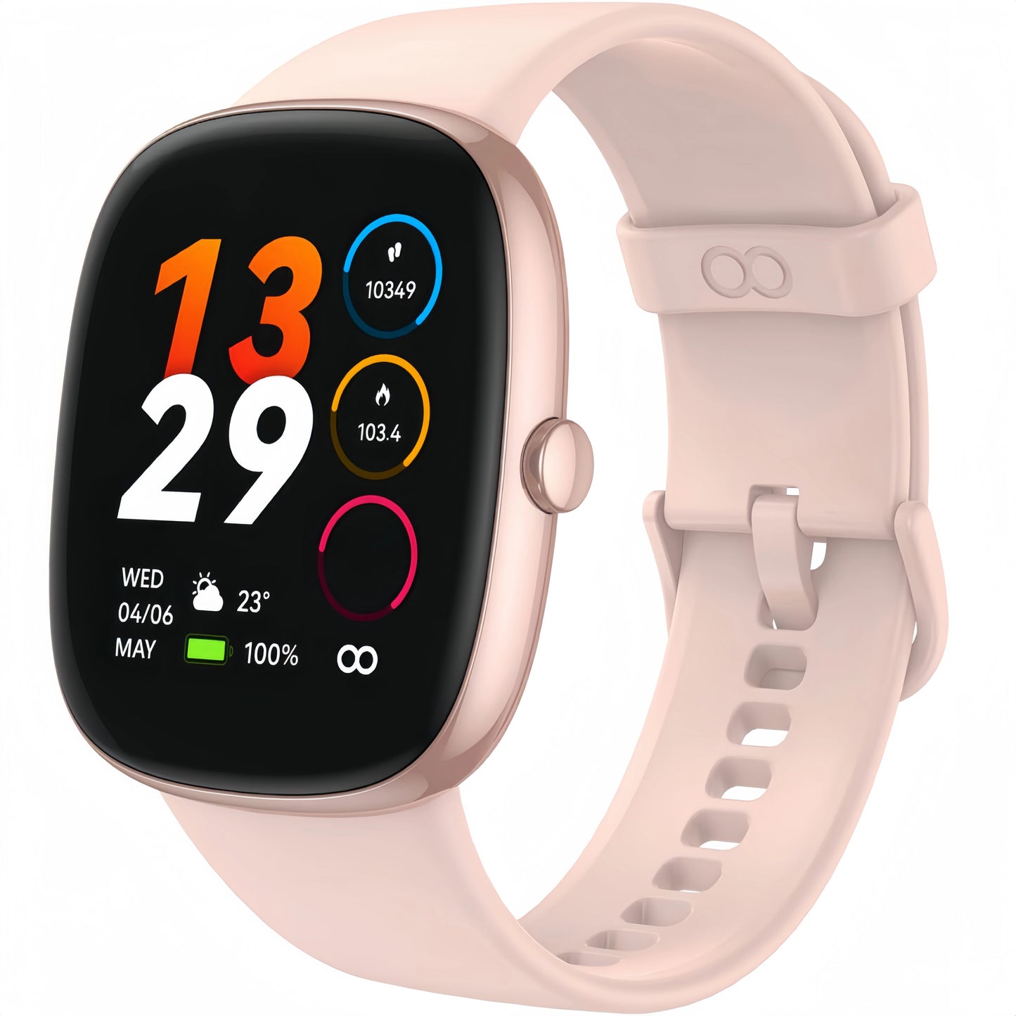 Anyloop Smartwatch Fitness Tracker Sleep Tracking Steps Calorie Counter