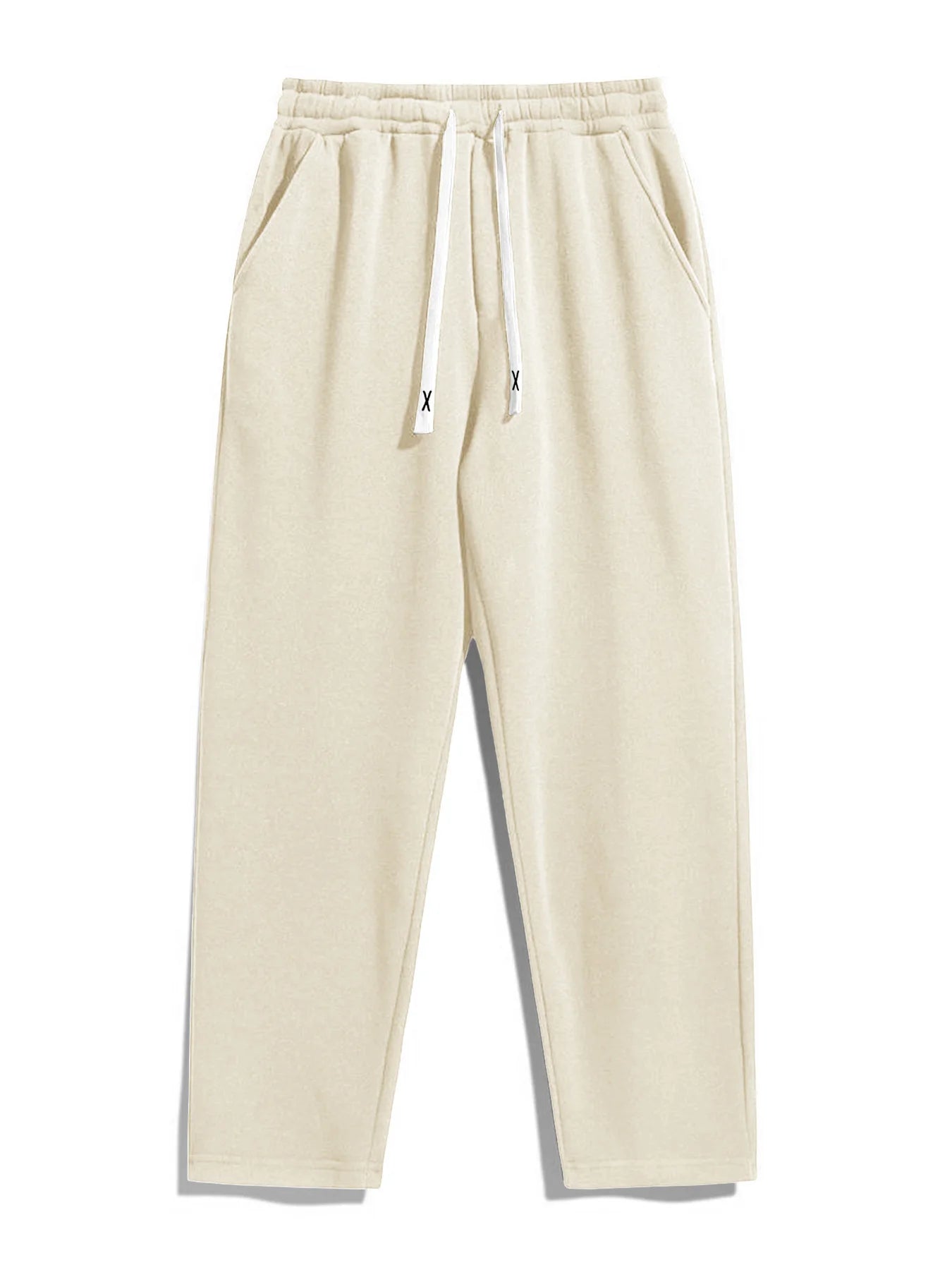 Men's 5-piece straight-leg casual sports pants, comfortable fabric, suitable for outdoor sports, shopping, and travel