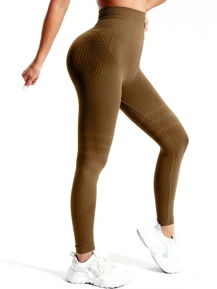 Anti Cellulite 3D Leggings High Waisted For Gym Workouts