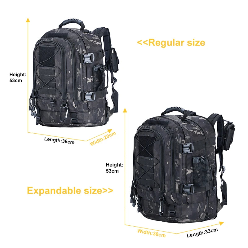 Tactical Backpack Military Molle Assault Pack for Hiking and Travel
