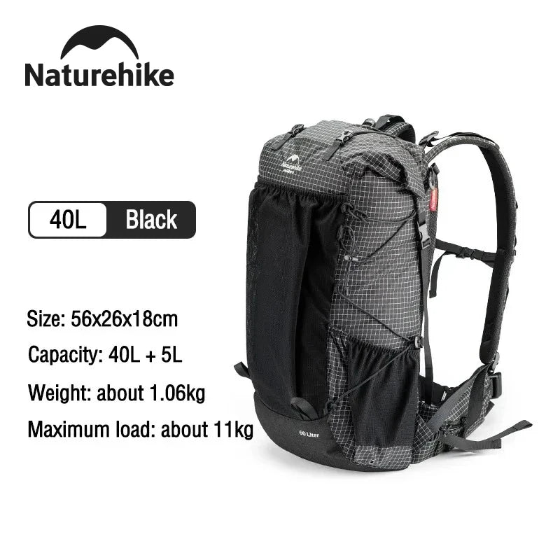 Naturehike Waterproof Hiking Backpack With Rain Cover - Louie's Joint 