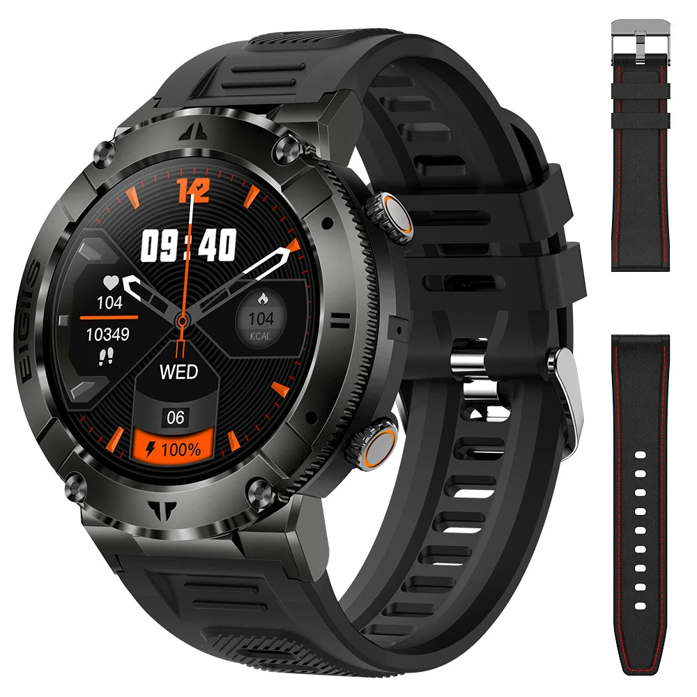 LaNikar Smartwatch Men TFT Display Bluetooth Call Blood Pressure Fitness