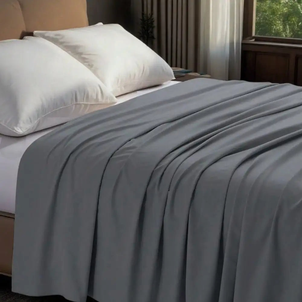 Hotel Quality Flat Bed Sheets Brushed Microfiber Ultra Soft Breathable