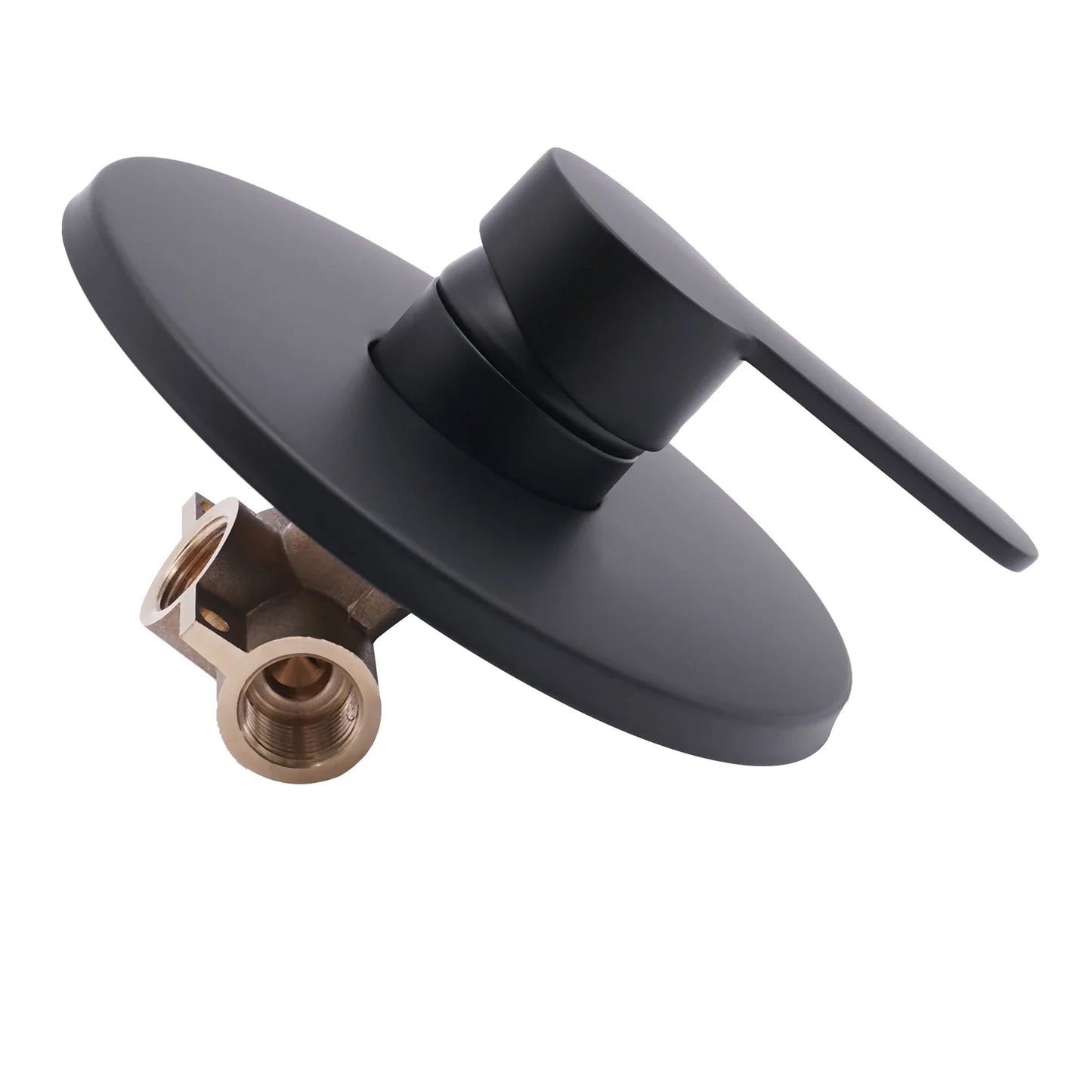 Wall Mount Shower Faucet Control Valve Bath Mixer Hot Cold
