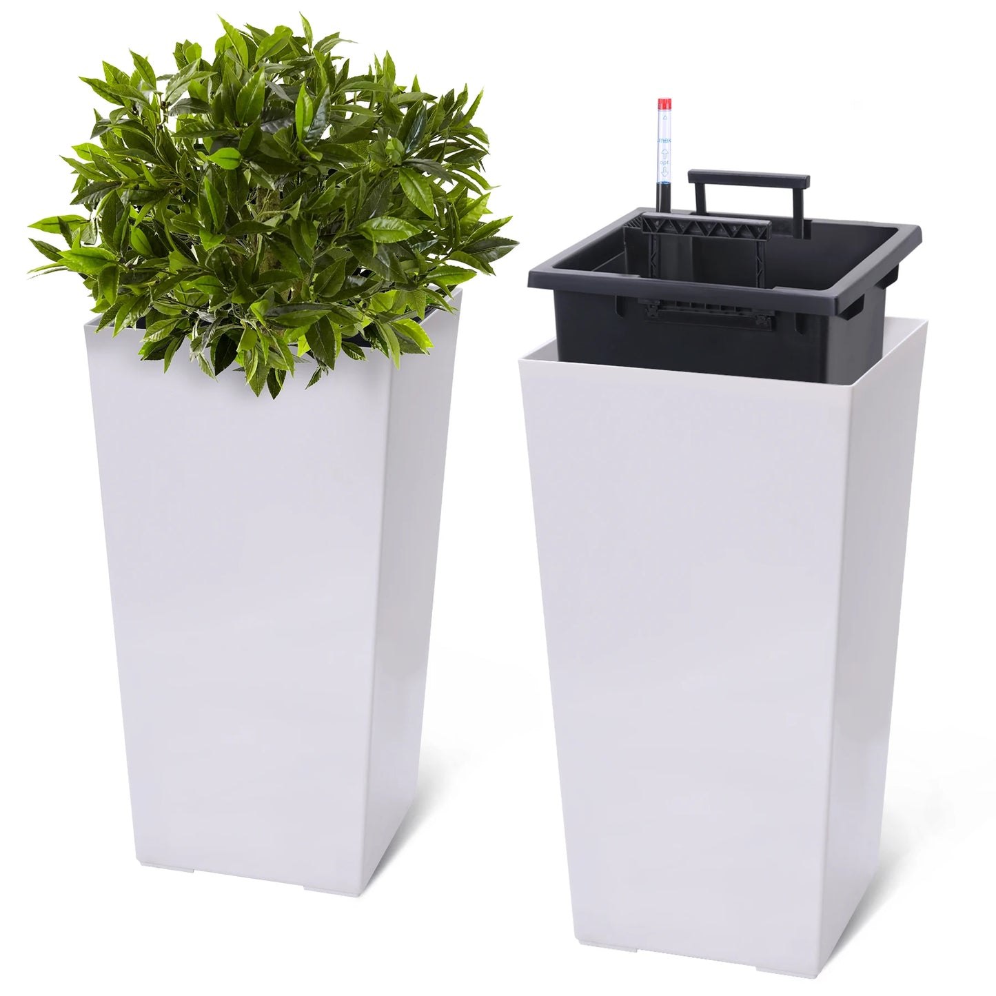 HobbyLane Planter With Shelf Insert For Indoor Outdoor