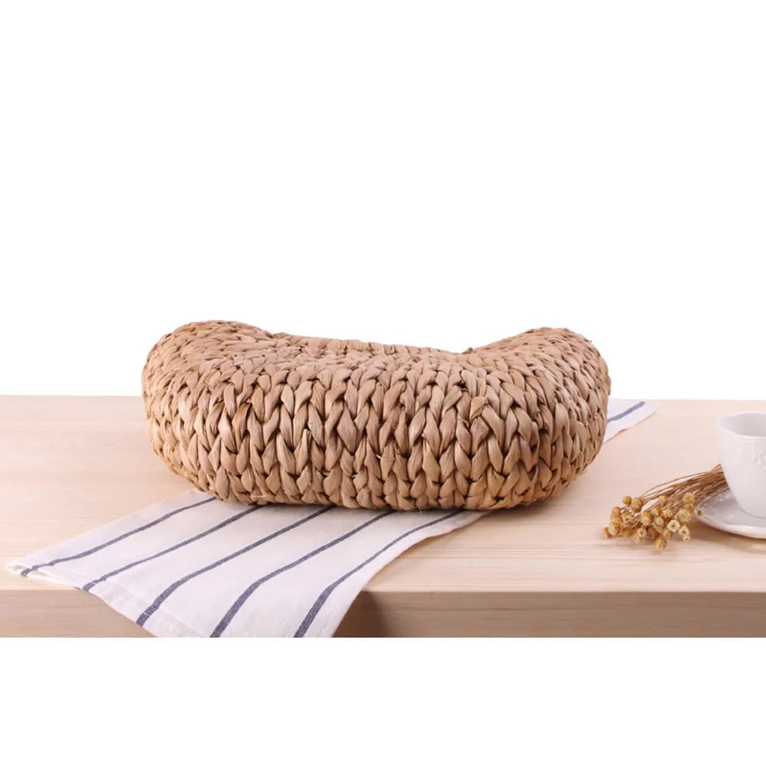Straw Woven Handbags Beach Bag Handmade Woven Bucket Bag Shopping Tote Bag