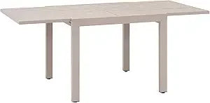 Aluminum Patio Extendable Dining Table 35 to 71 Inches Outdoor