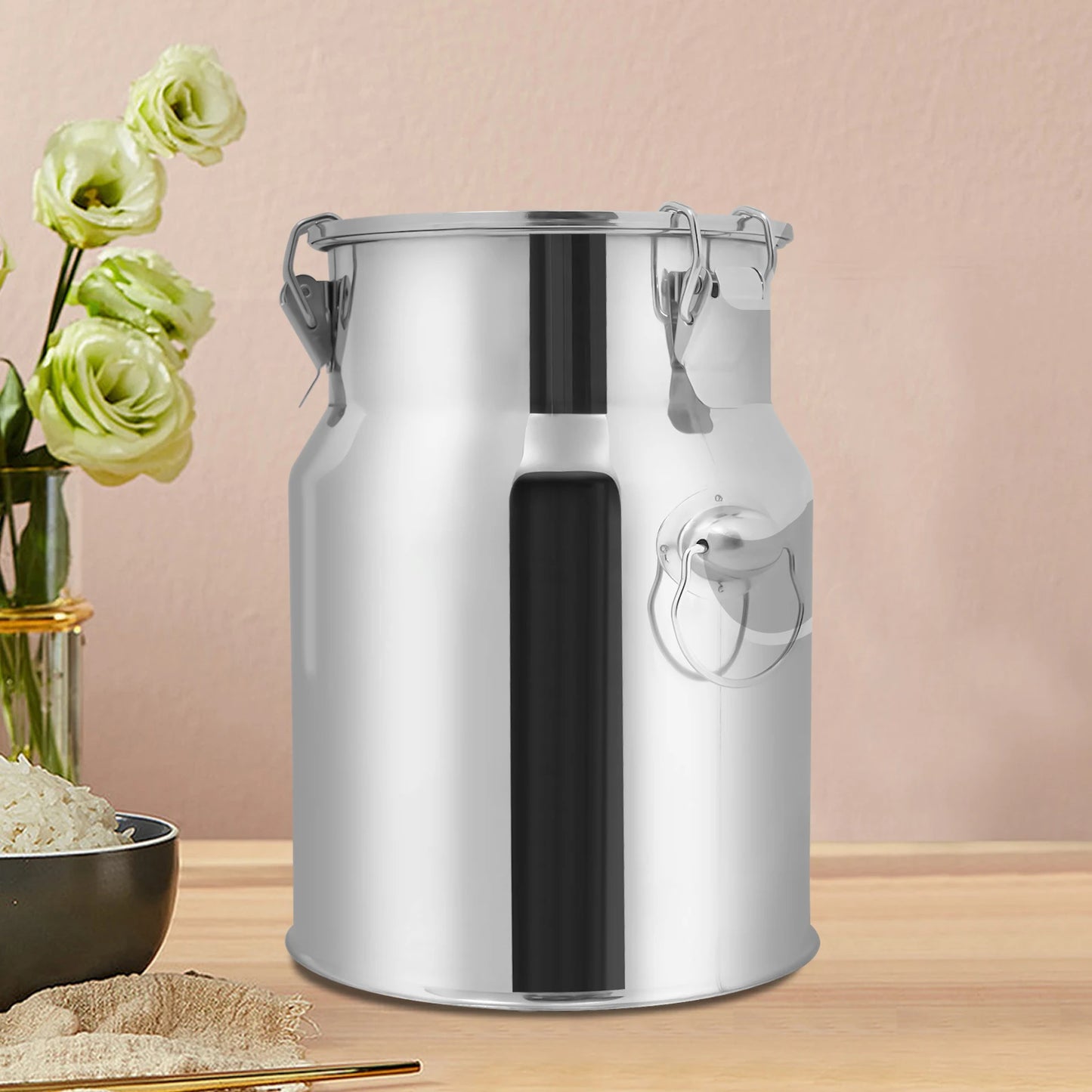 Stainless Steel Airtight Food Storage Container 201 Grade