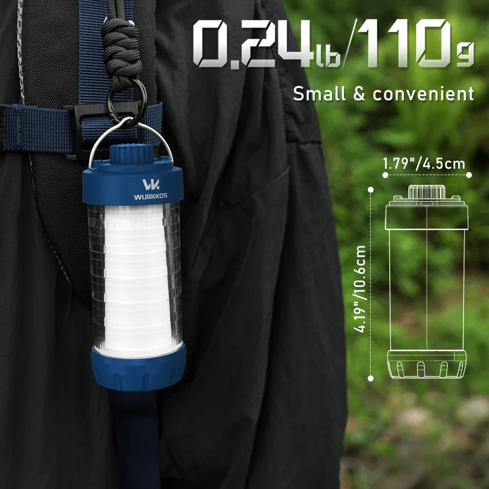 Wurkkos CL01 RGB 360-Degree Flashlight 550 Lumens Power Bank