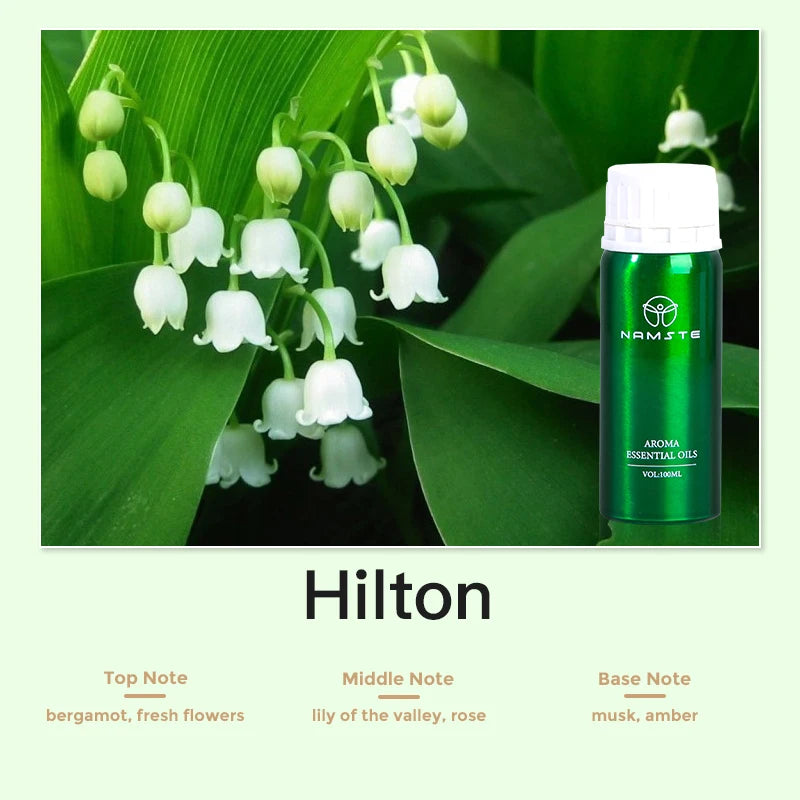 Aroma Diffuser Perfume Fragrance Oil Pure Scented Air Freshener for Scent Diffusers Namste 100ML Essential Oil Diffuser Natural
