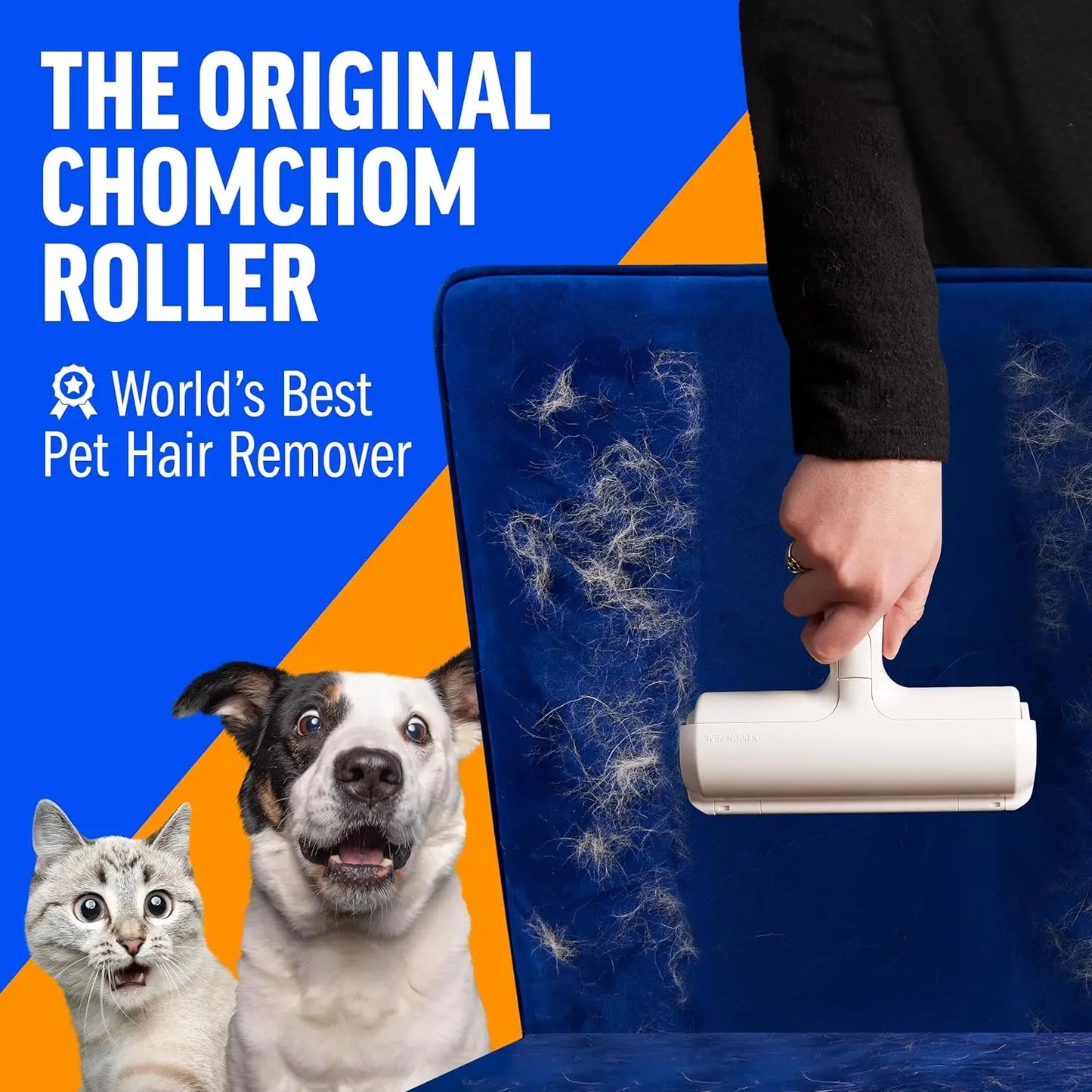 Reusable Pet Hair Remover Roller Eco Friendly Lint Roller For Furniture