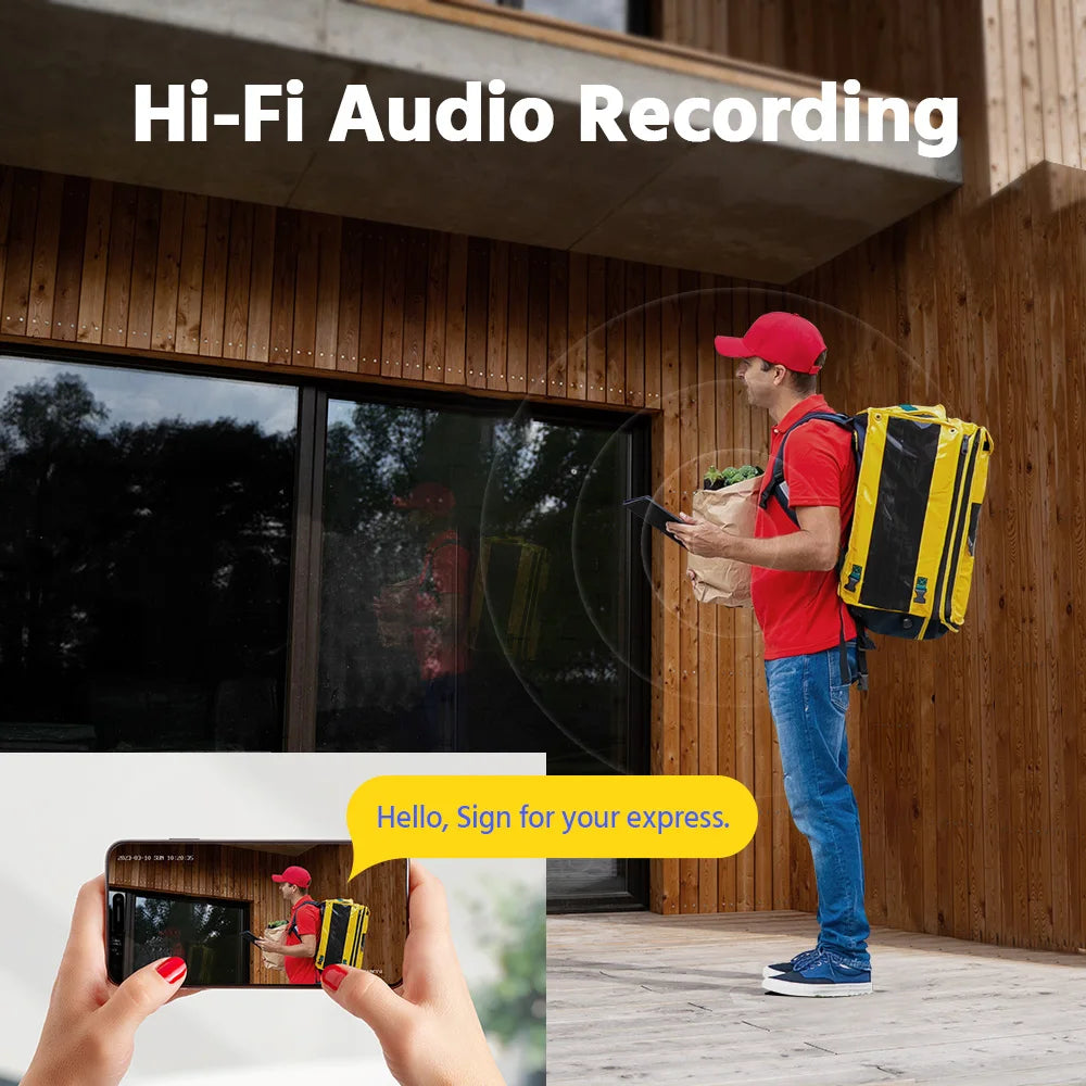 ANNKE 4K Smart Dual Light Network Camera IP67 IK08 Built-in Mic 8MP POE IP Cameras Motion detection H.265+ Smart Home 4mm - Louie's Joint 