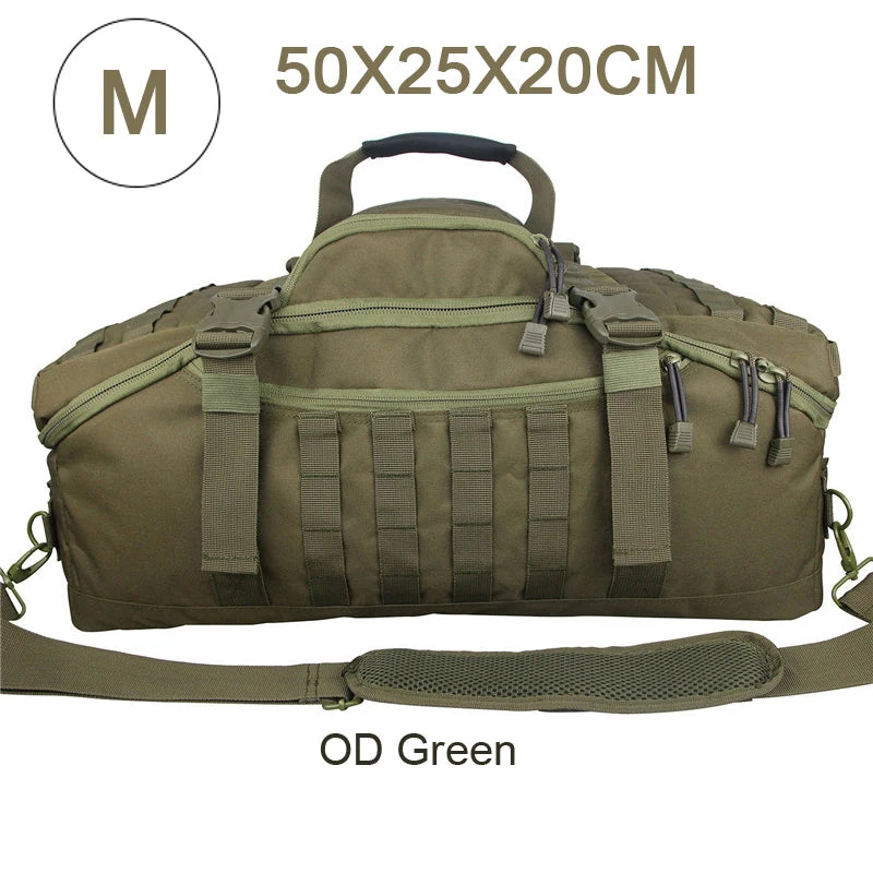 LQARMY 30L 45L 80L Outdoor Mountaineering Bag Molle Tactical Backpack Large Duffel Bag Hiking Camping Travel Bags