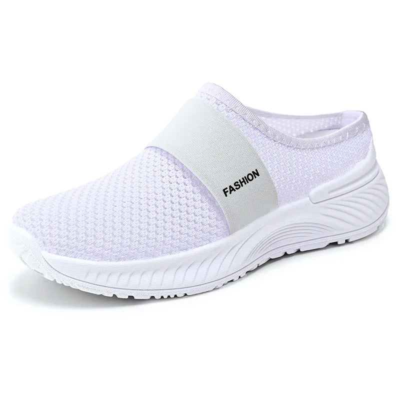 Lightweight Women's Mesh Slip On Shoes For Comfortable Casual Walking