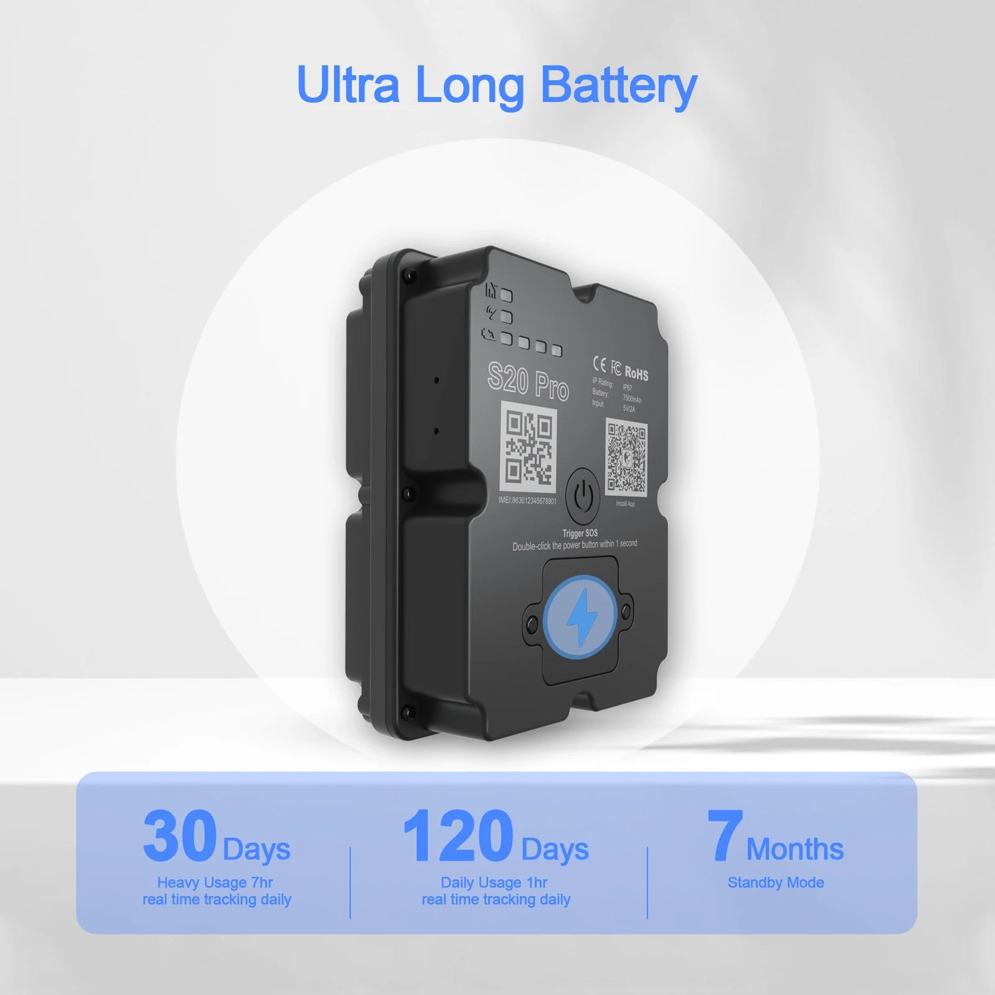 4G Track Device Vehicle Truck Security Protection Item Subscription Required Anti-Lost Camel Real-time Unlimited Remote Tracking - Louie's Joint 