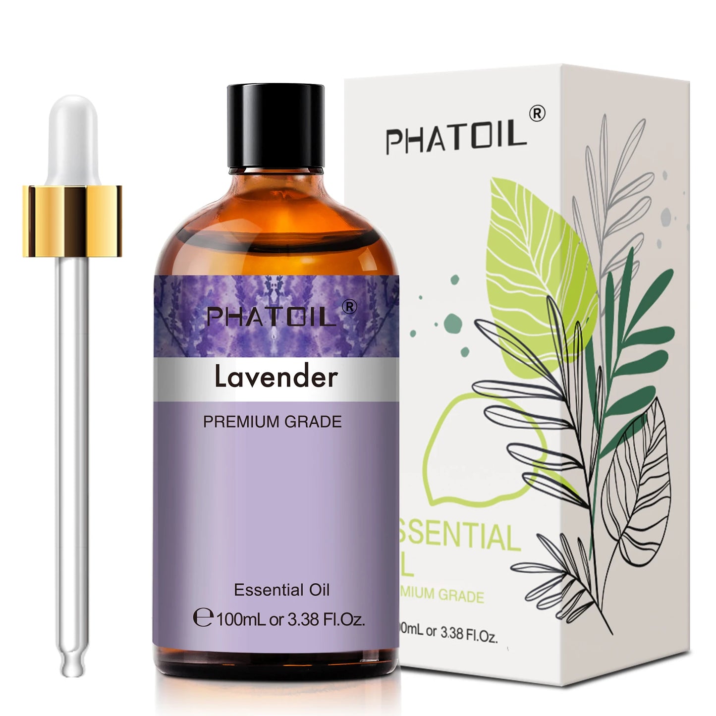 PHATOIL Lavender Jasmine Vanilla Sandalwood Essential Oil Aromatherapy