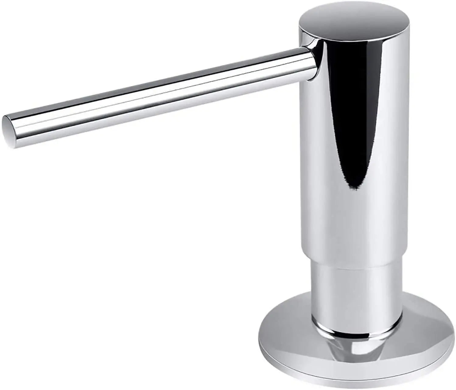 Samodra Black Liquid Soap Dispensers Brass Pump Head With 500ML PE Bottle Build in Dispenser soap For kitchen accessories - Louie's Joint 